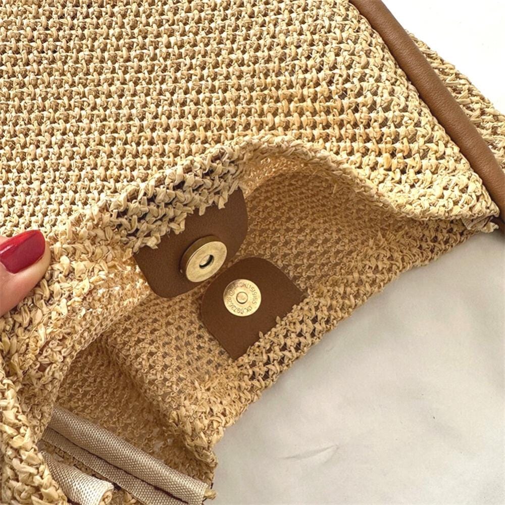 Celia - Sac seau tissé avec pochette — image 5