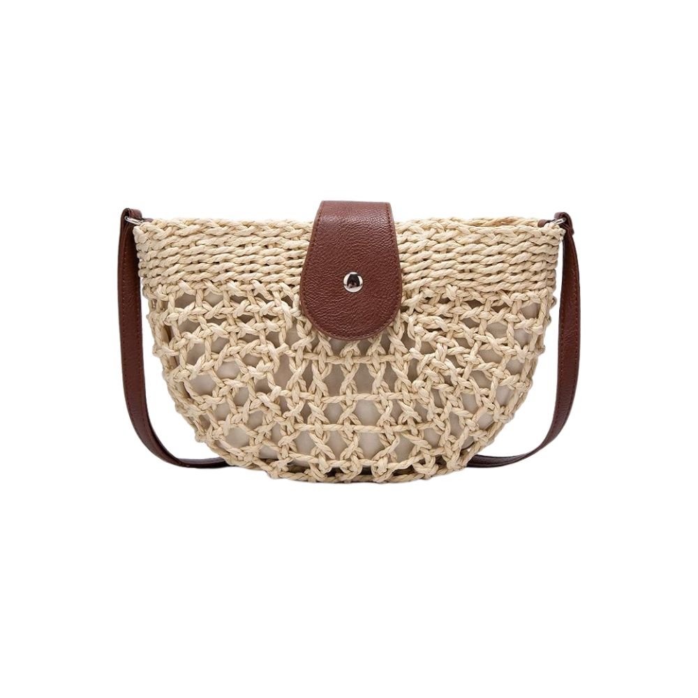Violeta - Bolso bandolera de crochet con solapa | CARMEN VELVET