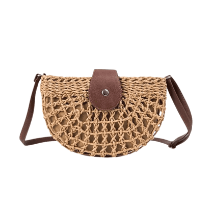 Violeta - Bolso bandolera de crochet con solapa | CARMEN VELVET