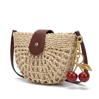 Violeta - Bolso bandolera de crochet con solapa | CARMEN VELVET