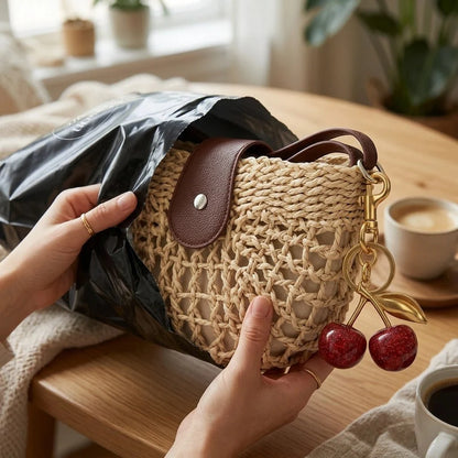 Violeta - Bolso bandolera de crochet con solapa | CARMEN VELVET