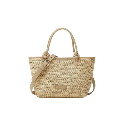 Alondra - Bolso estructurado tejido con asa | CARMEN VELVET