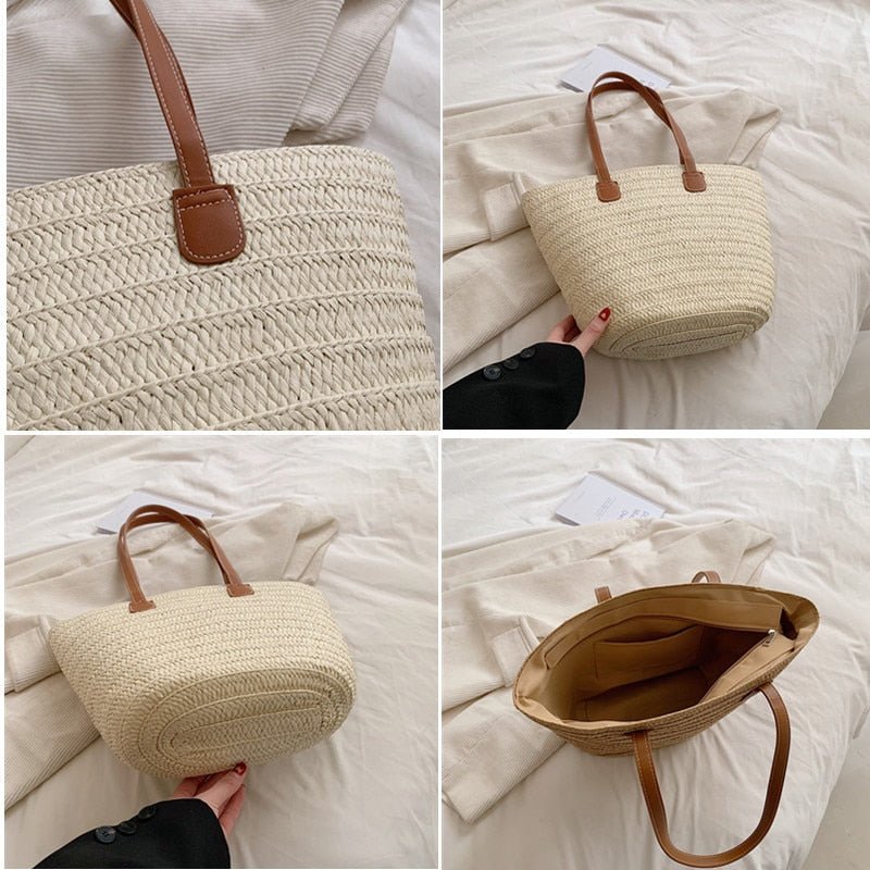 Ilana - Bolso shopper tejido para verano | CARMEN VELVET