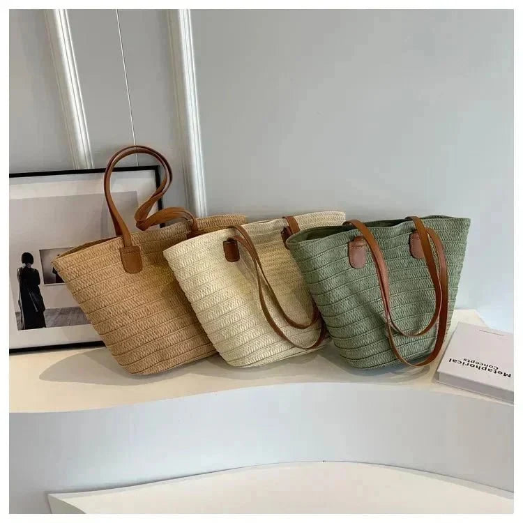 Ilana - Bolso shopper tejido para verano | CARMEN VELVET