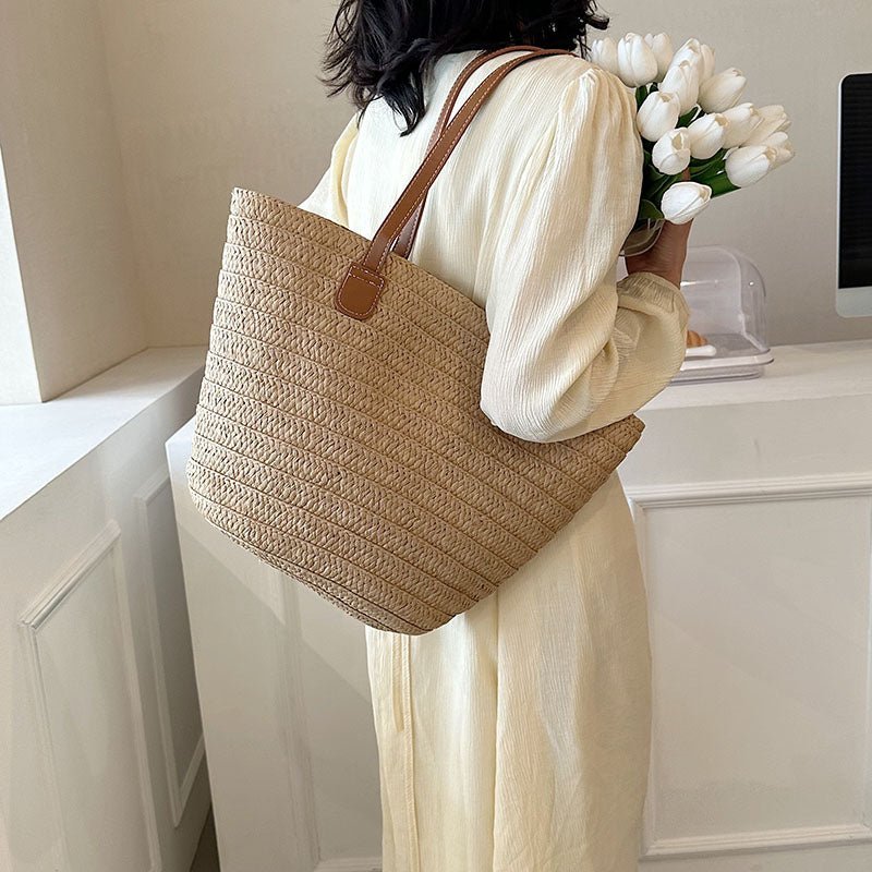 Ilana - Bolso shopper tejido para verano | CARMEN VELVET