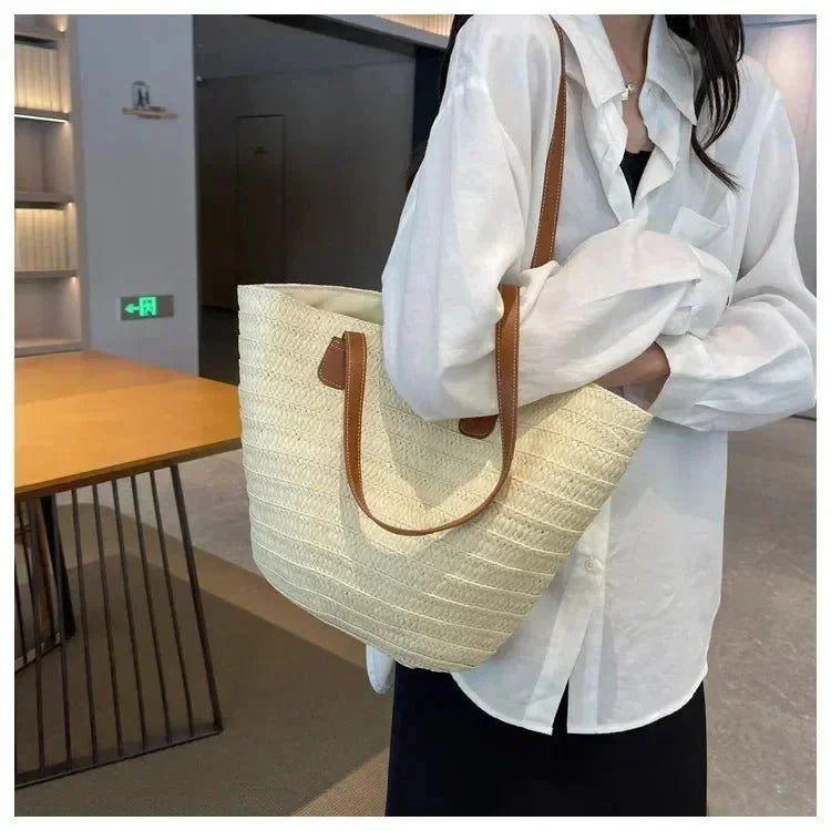 Ilana - Bolso shopper tejido para verano | CARMEN VELVET