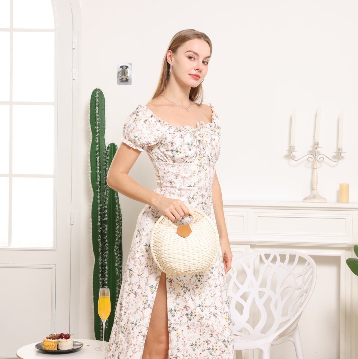 Samara - Sac rond en paille inspiration coquillage — image 17