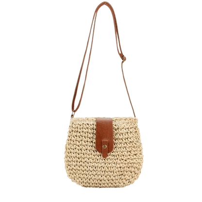 Frida - Bolso bandolera tejido con solapa | CARMEN VELVET