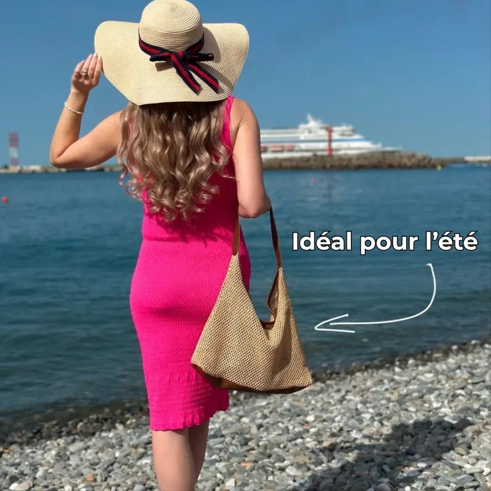 Calista - Bolso hobo tejido con neceser | CARMEN VELVET