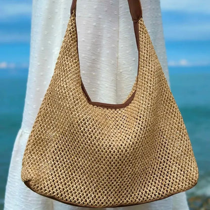 Calista - Sac hobo tissé avec pochette — image 5