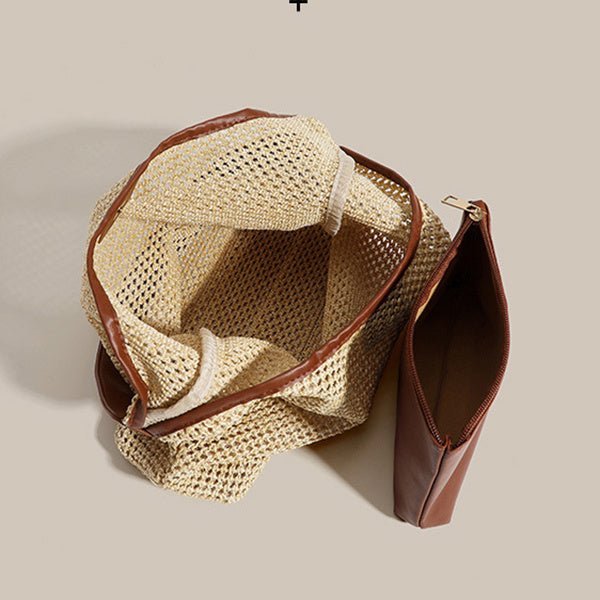 Calista - Sac hobo tissé avec pochette — image 3