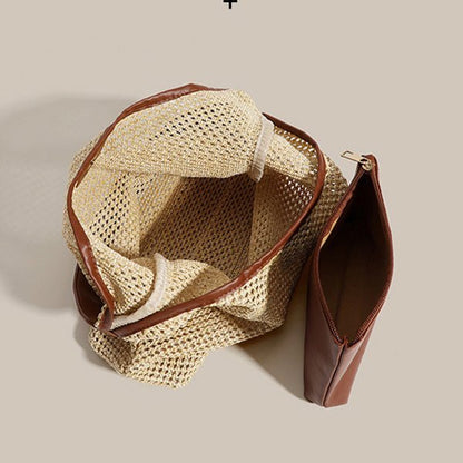 Calista - Sac hobo tissé avec pochette — image 3