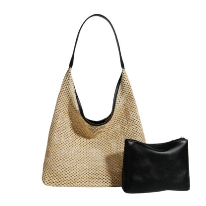 Calista - Sac hobo tissé avec pochette — image 10