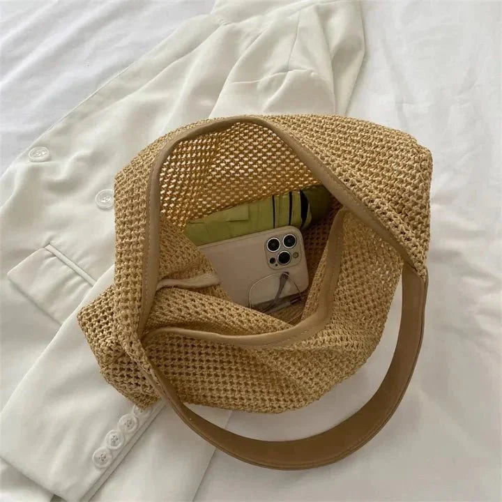 Calista - Sac hobo tissé avec pochette — image 8