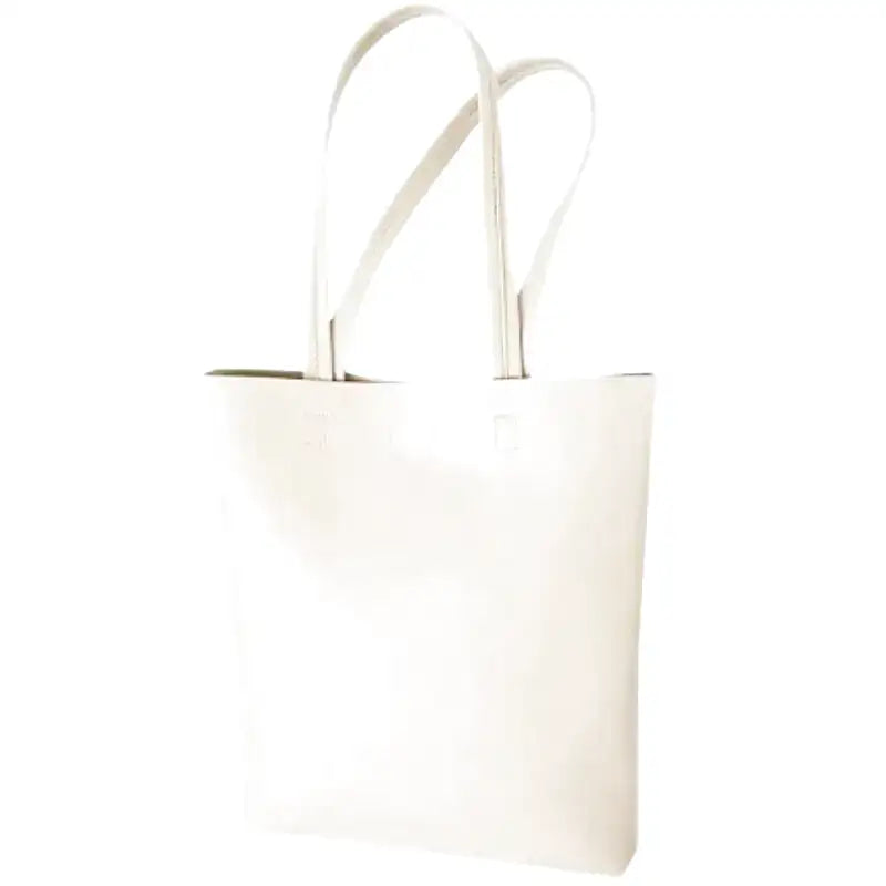 BEATRICE - Bolso Tote en cuero suave - Beige - CARMEN VELVET