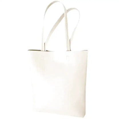 BEATRICE - Bolso Tote en cuero suave - Beige - CARMEN VELVET