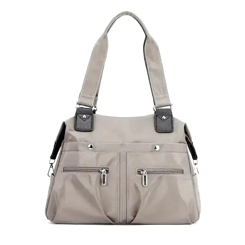 BEATRIZ - Bolso para el Día a Día tote multibolsillos - Gris - CARMEN VELVET