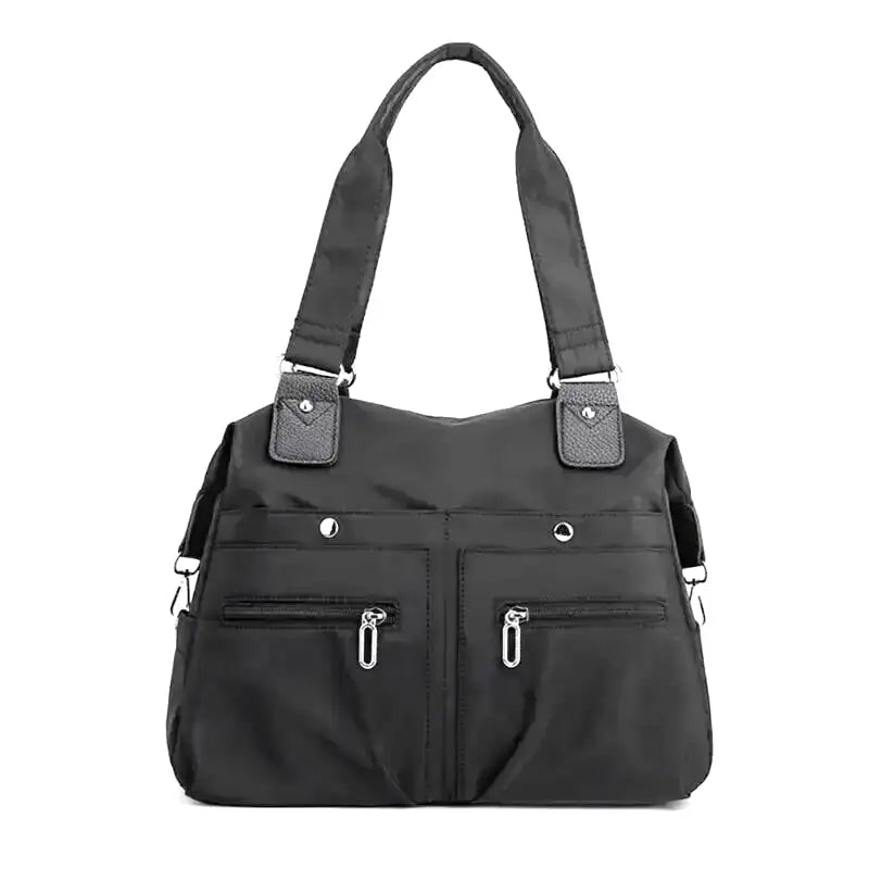 BEATRIZ - Bolso para el Día a Día tote multibolsillos - Negro - CARMEN VELVET