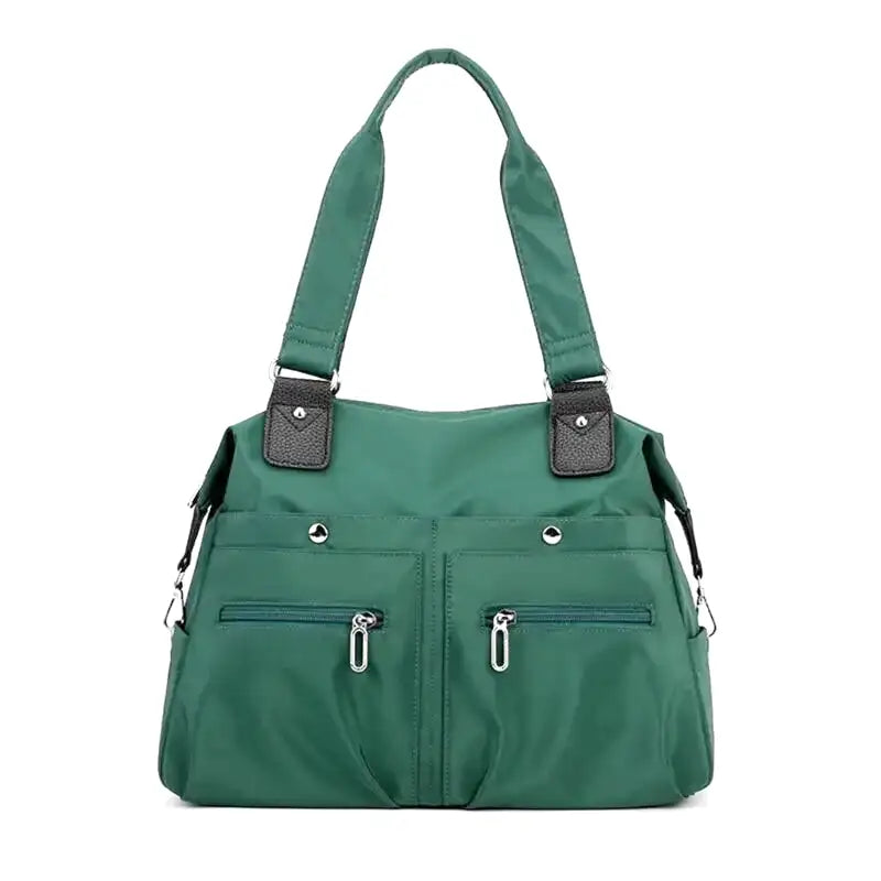 BEATRIZ - Bolso para el Día a Día tote multibolsillos - Verde - CARMEN VELVET