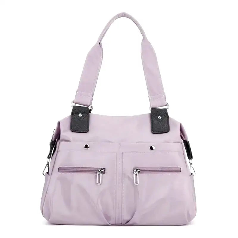 BEATRIZ - Bolso para el Día a Día tote multibolsillos - Malva - CARMEN VELVET