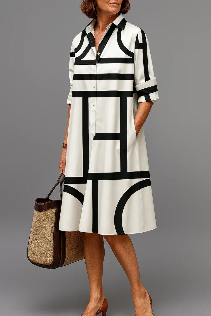 Salma - Vestido midi elegante y refinado