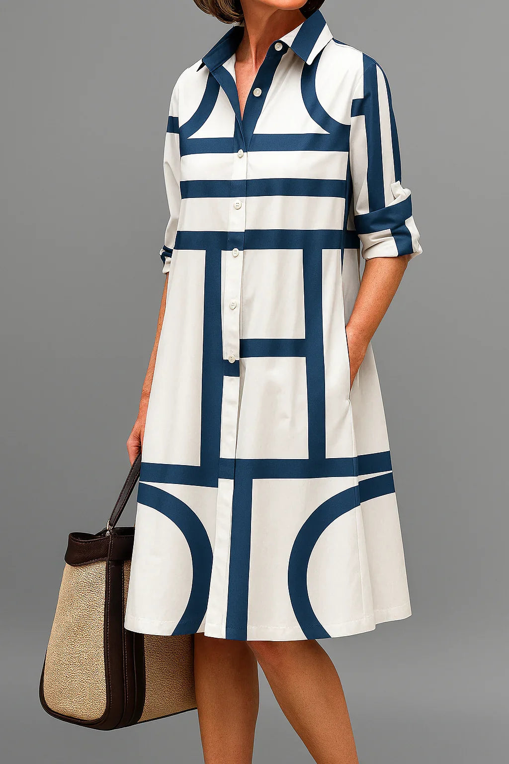 Clara - Vestido midi elegante y refinado