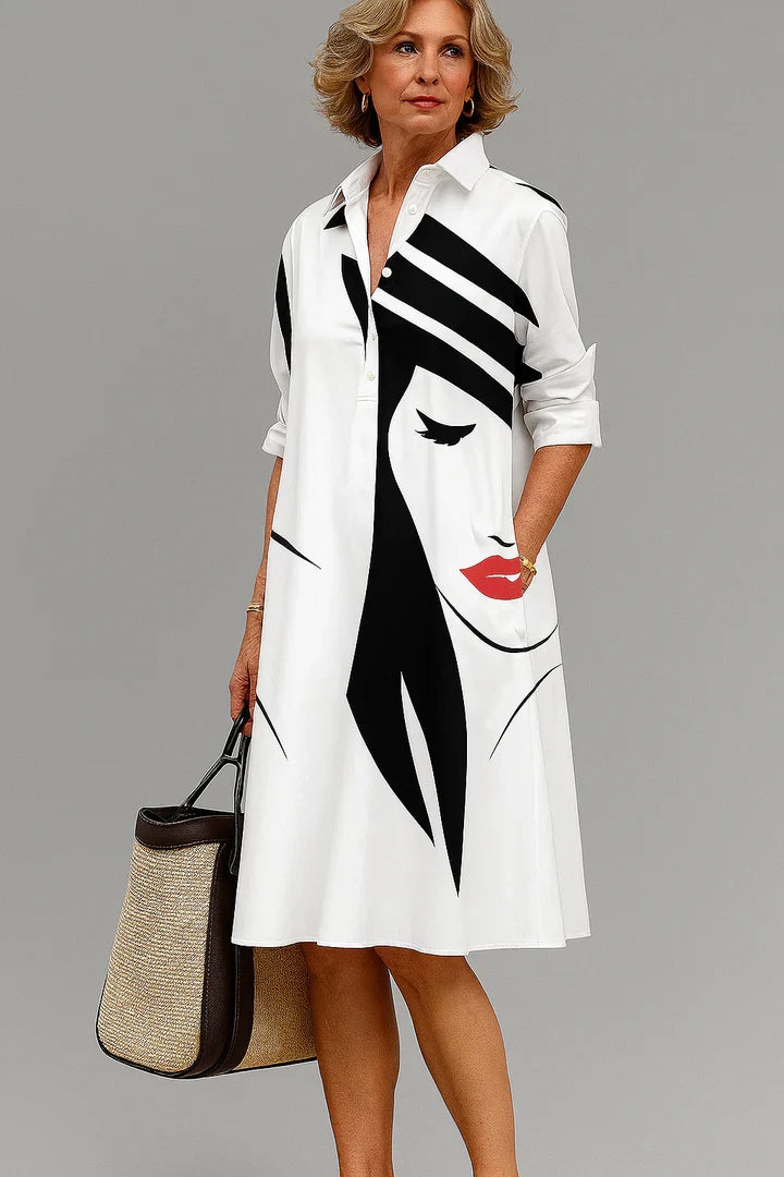 Soraya - Vestido midi elegante y refinado