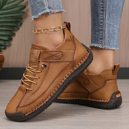 Marta - Zapatillas ergonómicas de confort diario de efecto piel