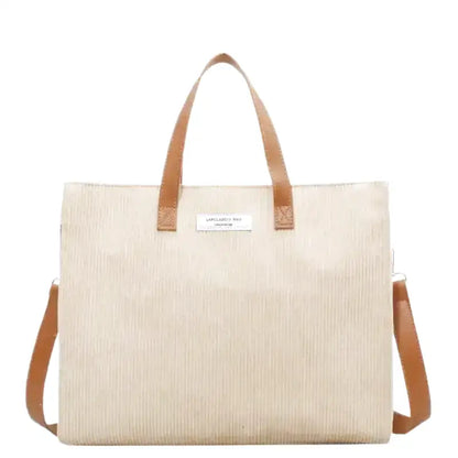 CALLIOPE - Bolso Bandolera Vintage gran capacidad - Beige - CARMEN VELVET