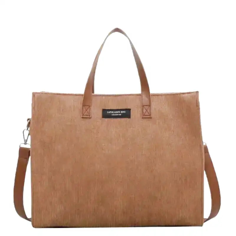 CALLIOPE - Bolso Bandolera Vintage gran capacidad - Café - CARMEN VELVET
