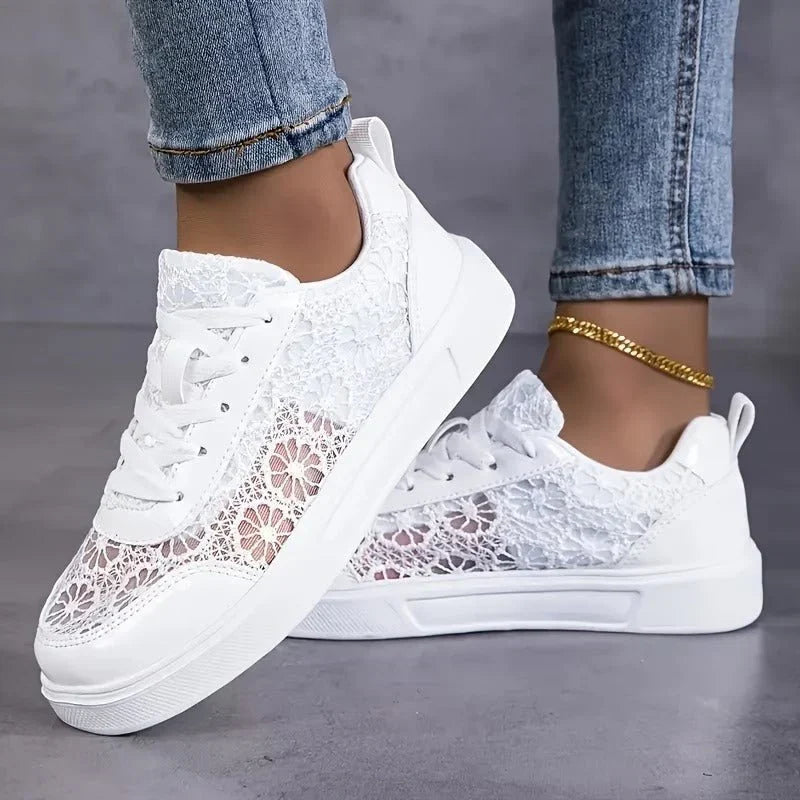 Alina - Zapatillas refinadas de encaje