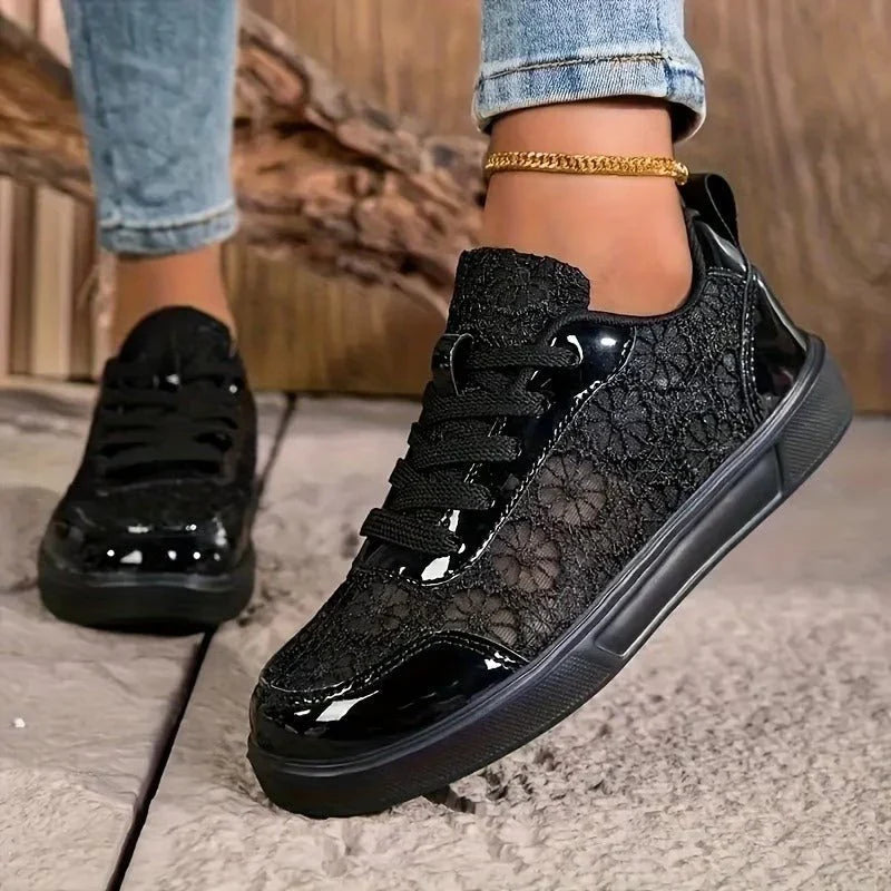 Alina - Zapatillas refinadas de encaje