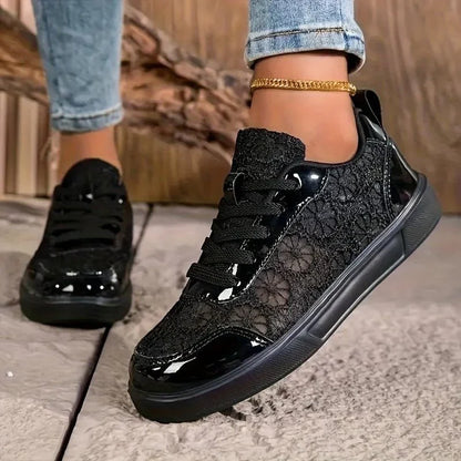 Alina - Zapatillas refinadas de encaje