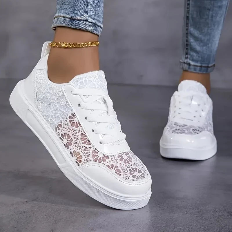 Alina - Zapatillas refinadas de encaje
