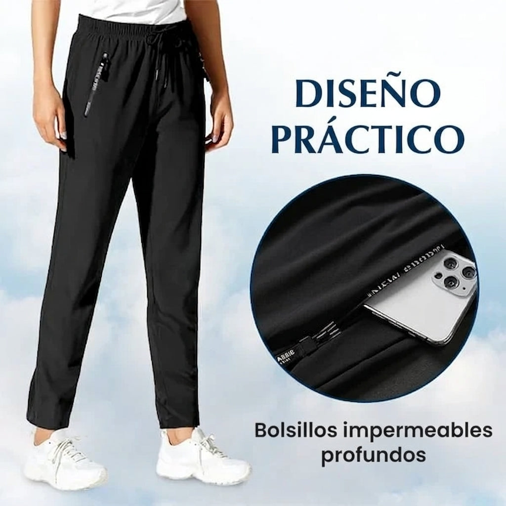 Marta - Pantalón de estilo diario unisex, extremadamente suave y flexible con caída elegante