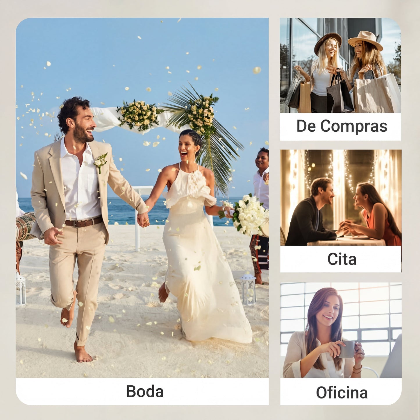 Leire - Conjunto de estilo diario de corte relajado de color liso