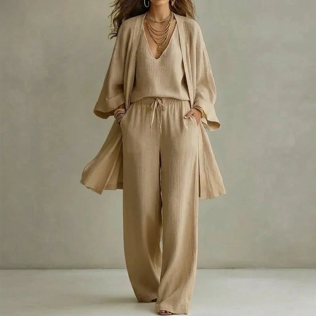 Olivia - Conjunto elegante de tres piezas