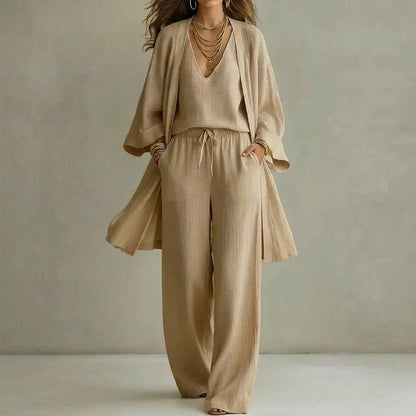 Olivia - Conjunto elegante de tres piezas