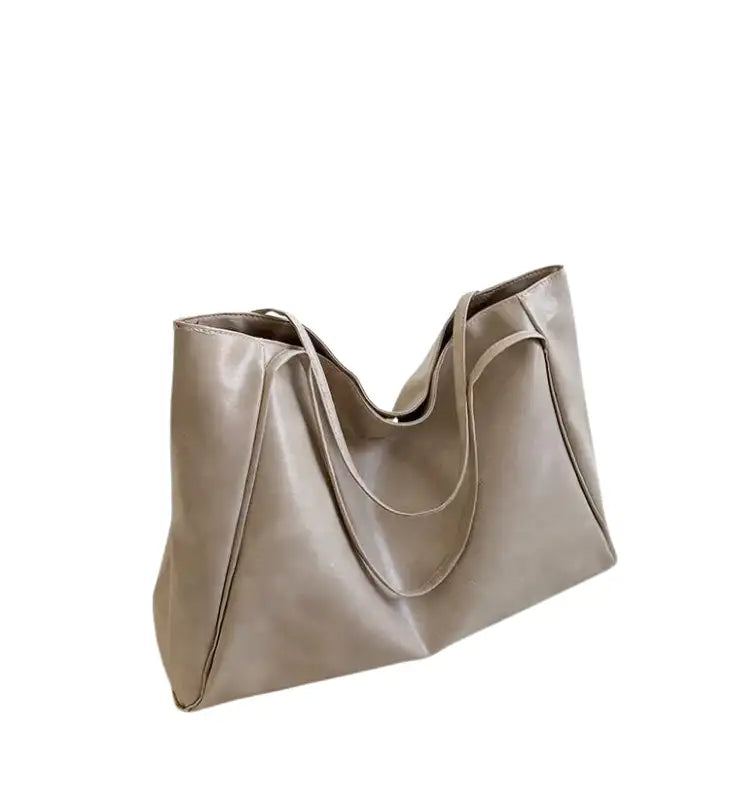 DALIA - Bolso Bandolera en cuero de tendencia - Beige - CARMEN VELVET