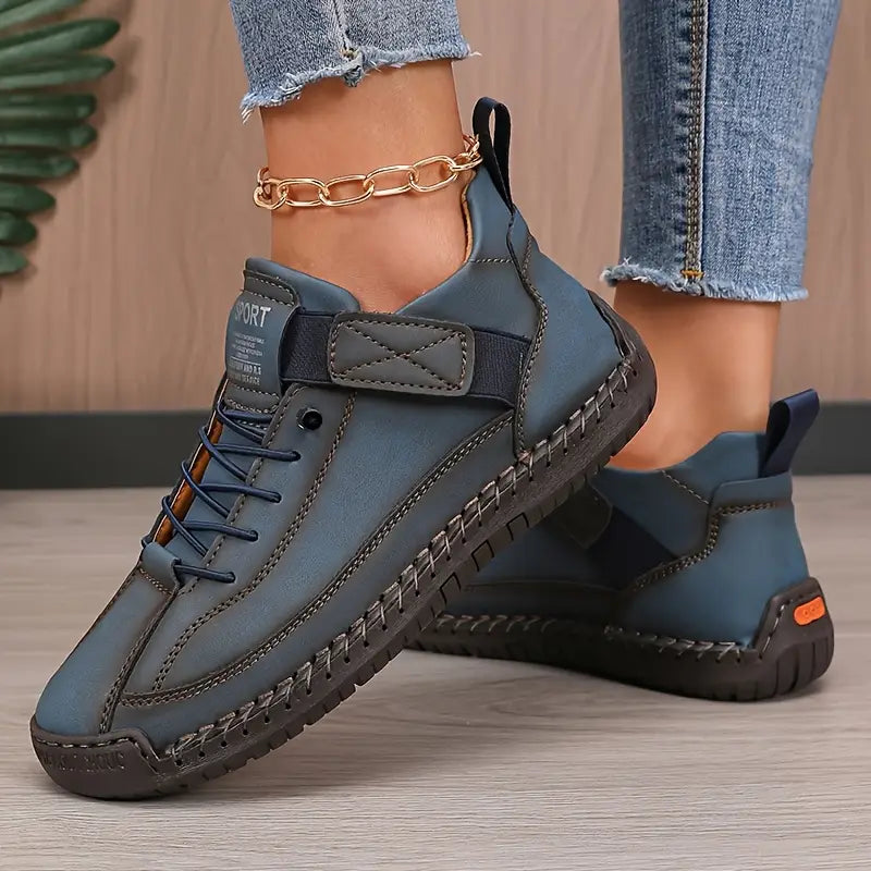 Marta - Zapatillas ergonómicas de confort diario de efecto piel