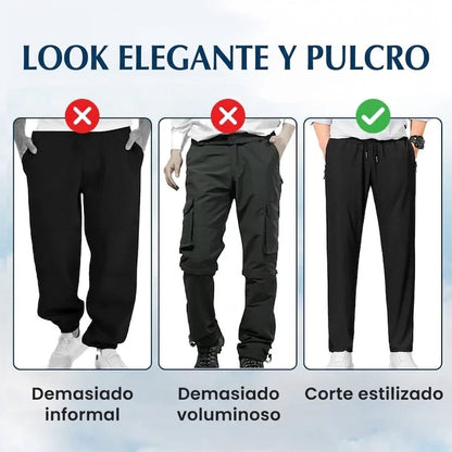 Marta - Pantalón de estilo diario unisex, extremadamente suave y flexible con caída elegante