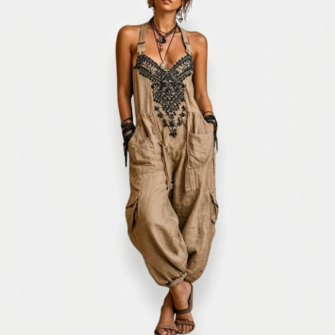 Adela - Mono bohemio bordado