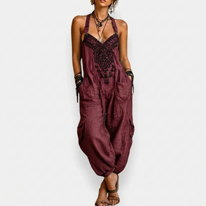 Adela - Mono bohemio bordado