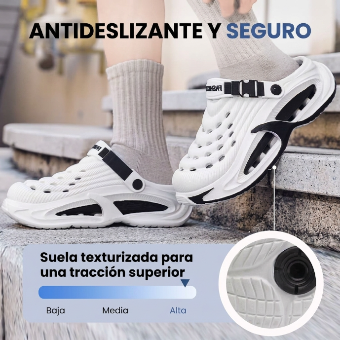 Kiara - Zuecos con suela de buen agarre