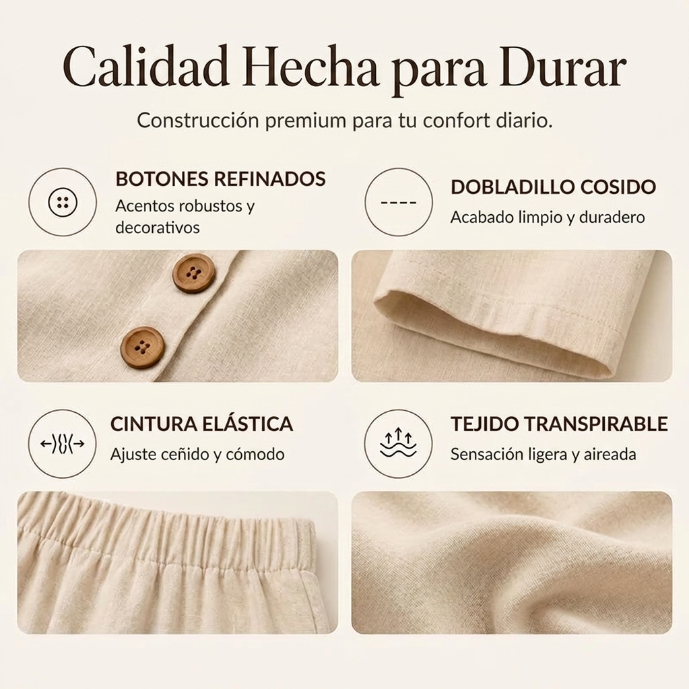 Conjunto Esencia Natural - Conjunto de estilo diario