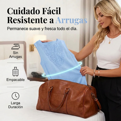 Kenzira - Vestido Bordado de algodón