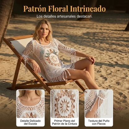 Azure - Vestido Playero de Crochet