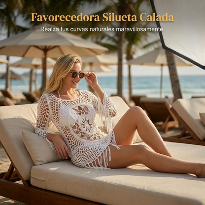 Azure - Vestido Playero de Crochet