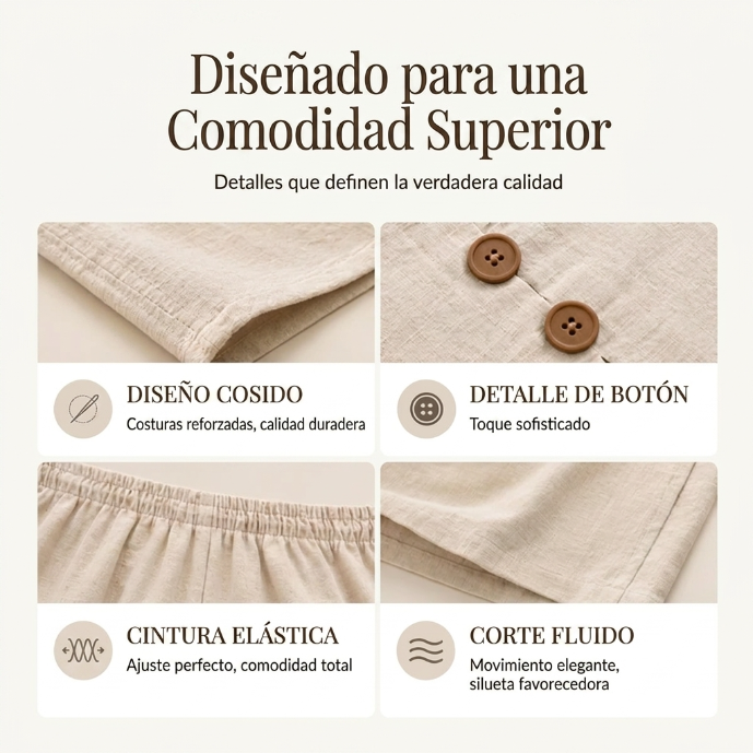 Sábado - Conjunto de corte relajado de dos piezas