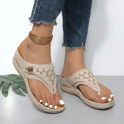 Alma - Sandalias ergonómicas con suela de buen agarre